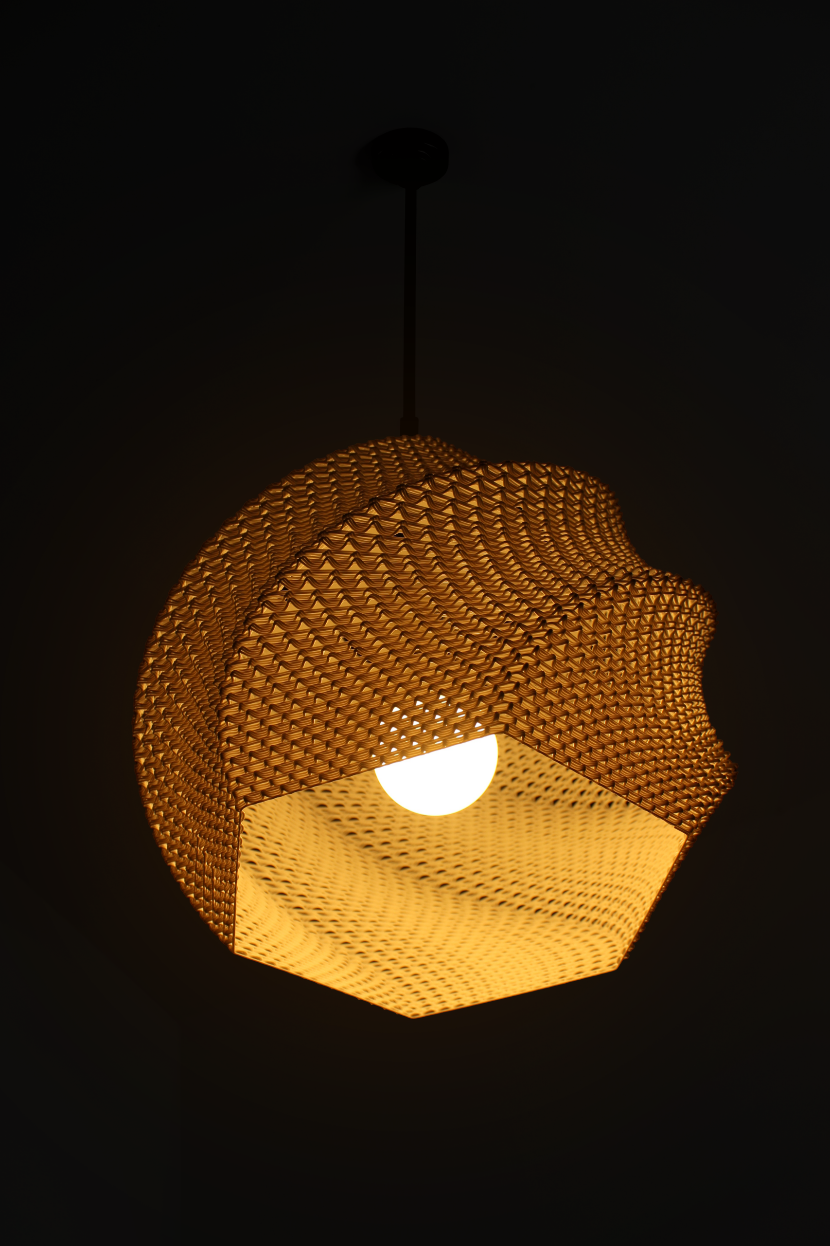 Highmour 3D printed ceiling pendant lamp wholesale India PLA PETG