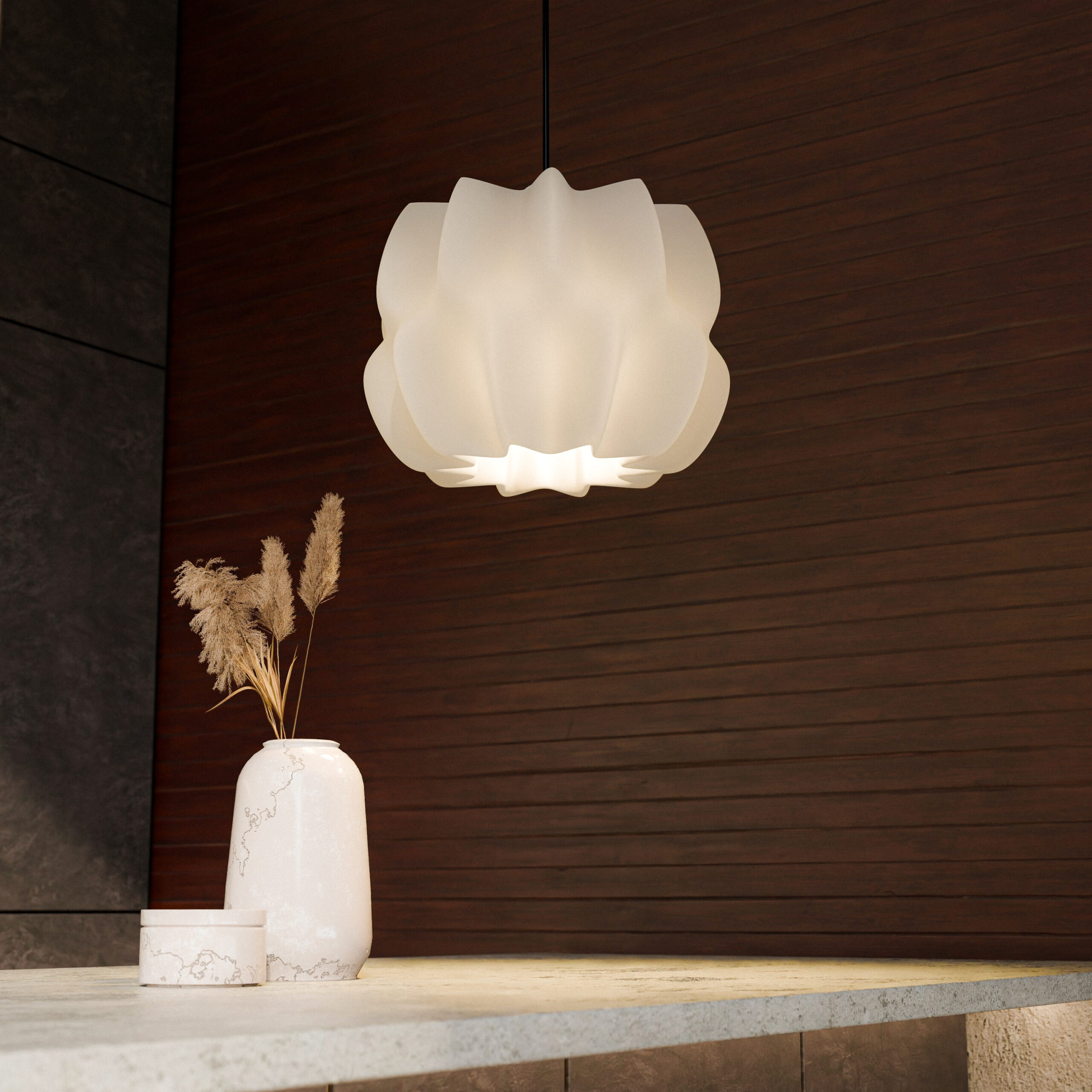 3D printed pendant ceiling lamp wholesale Rajasthan India Highmour