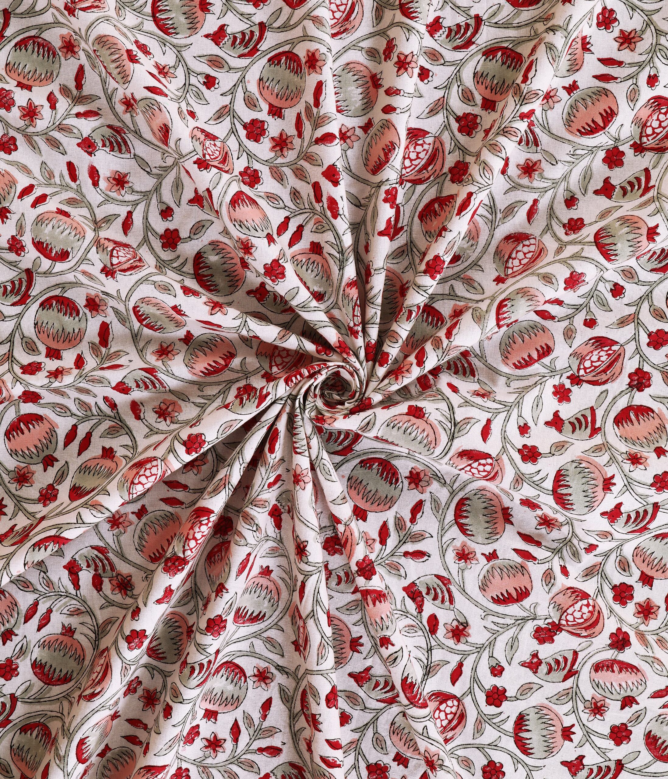 Hand block printed cotton bedsheet sample wholesale India Highmour