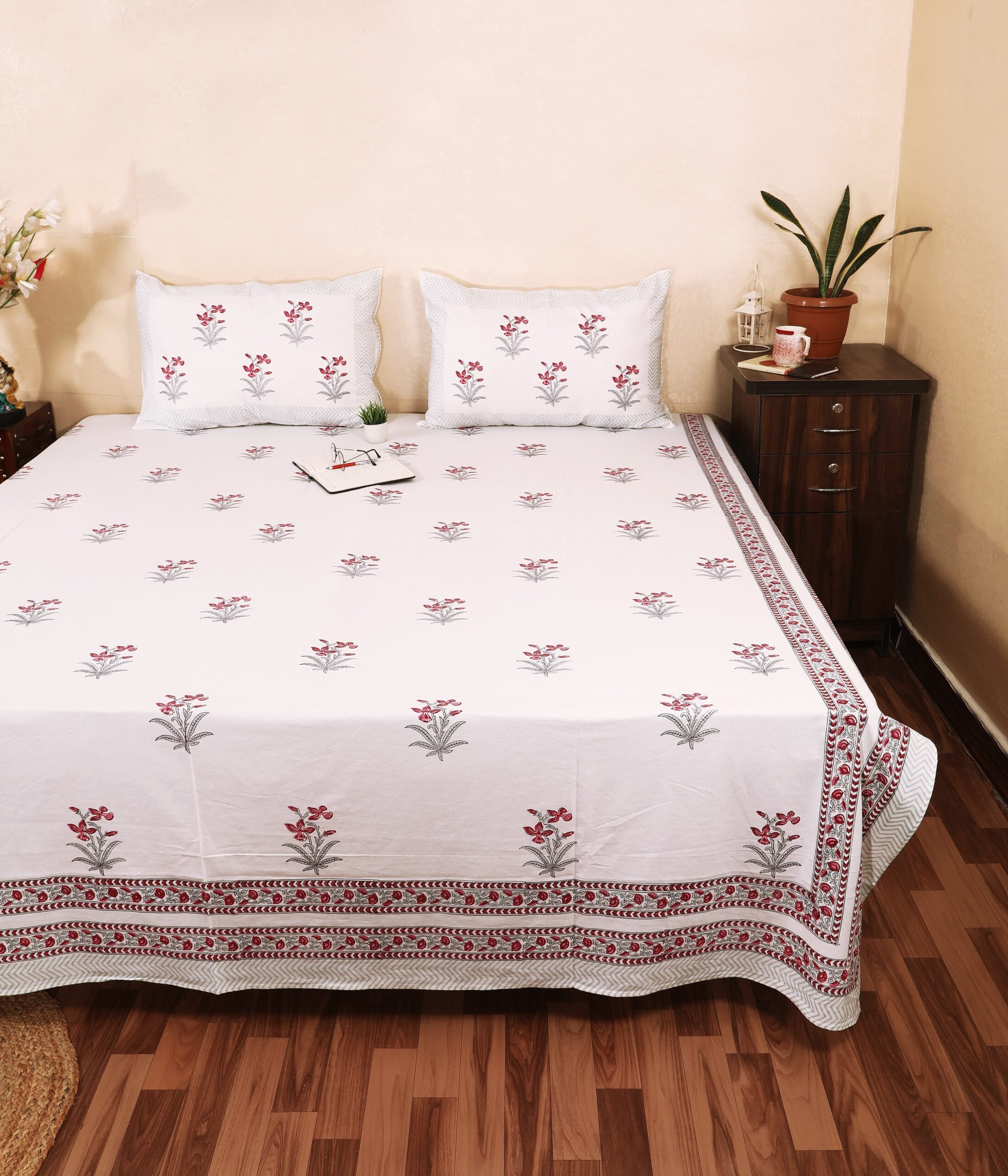 Hand block double bedsheet sample wholesale Rajasthan