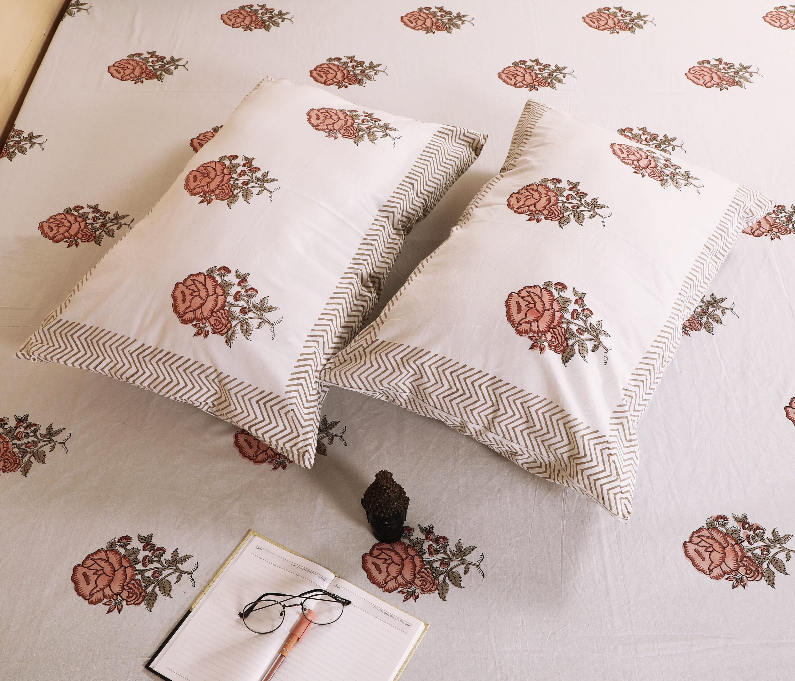 Highmour hand block bedsheet India wholesale bulk