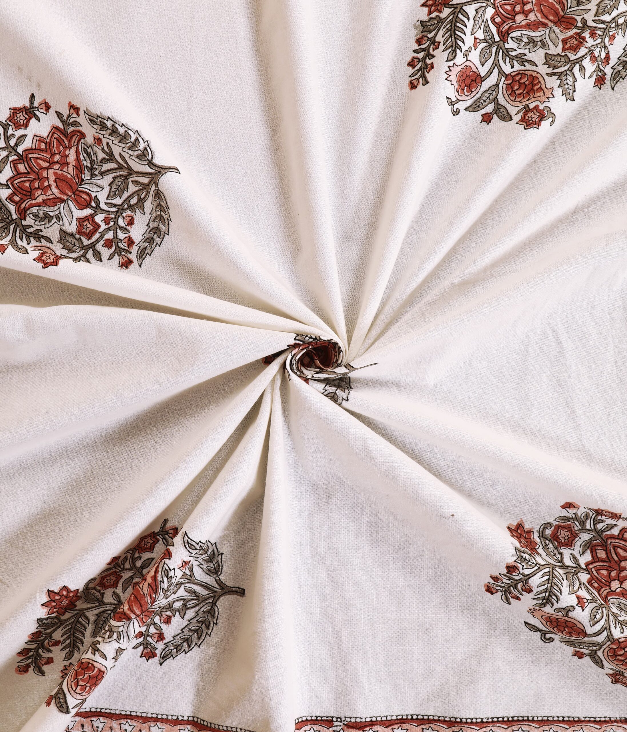 Traditional block print bedsheet wholesale India sample Highmour
