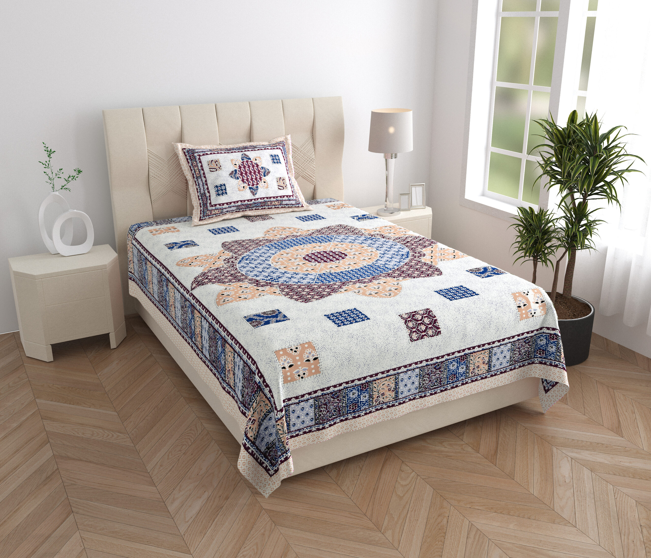 Sanganeri bedsheet export wholesale Jaipur India Highmour