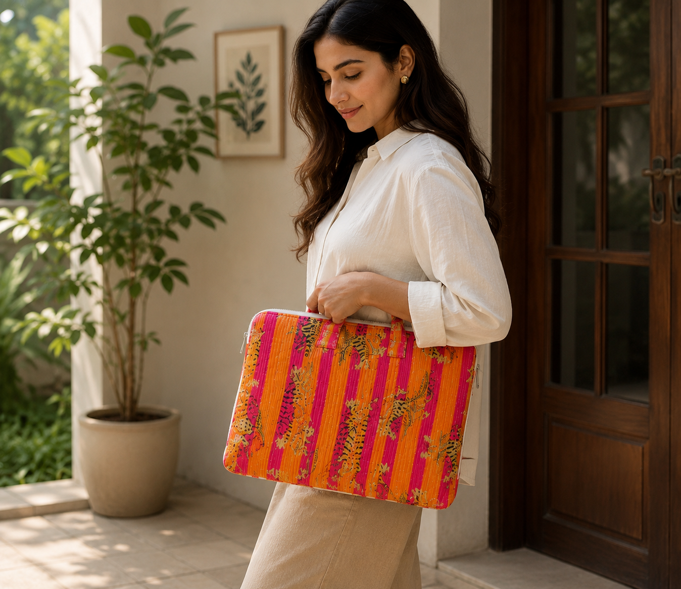 Cotton printed bag sample wholesale Jaipur India