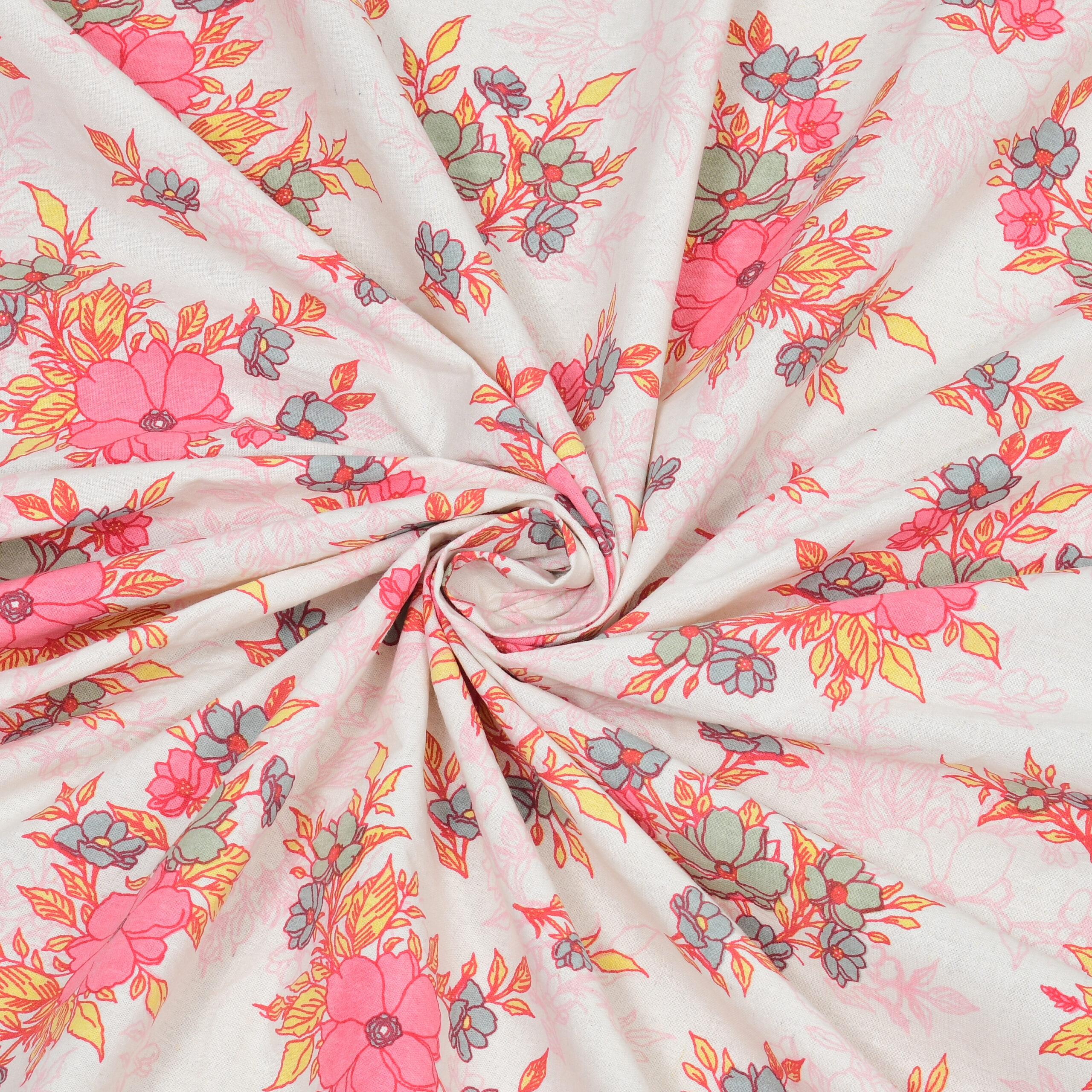 Sanganeri printed king size bedsheet sample wholesale India