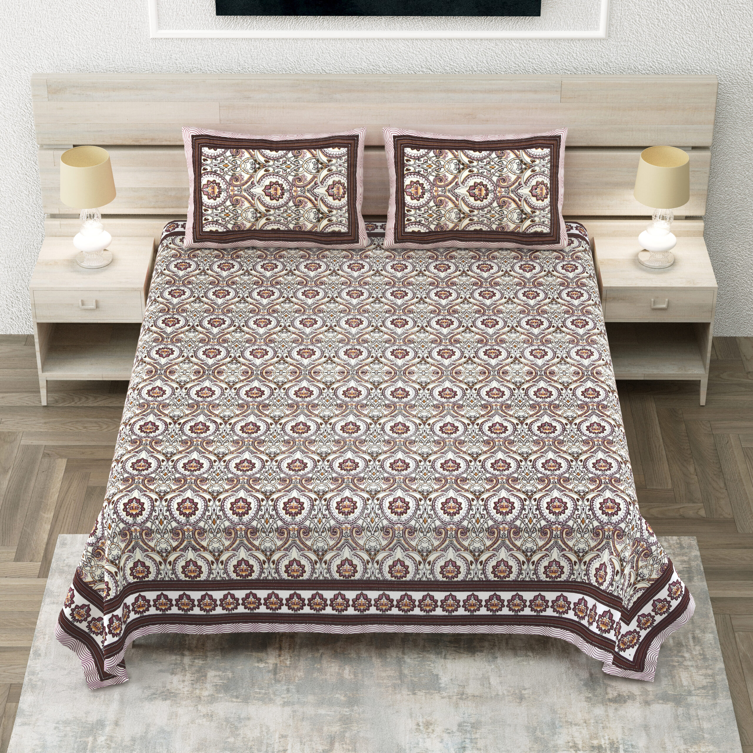 Sanganeri 50+ designs king size bedsheet wholesale India Highmour Jaipur