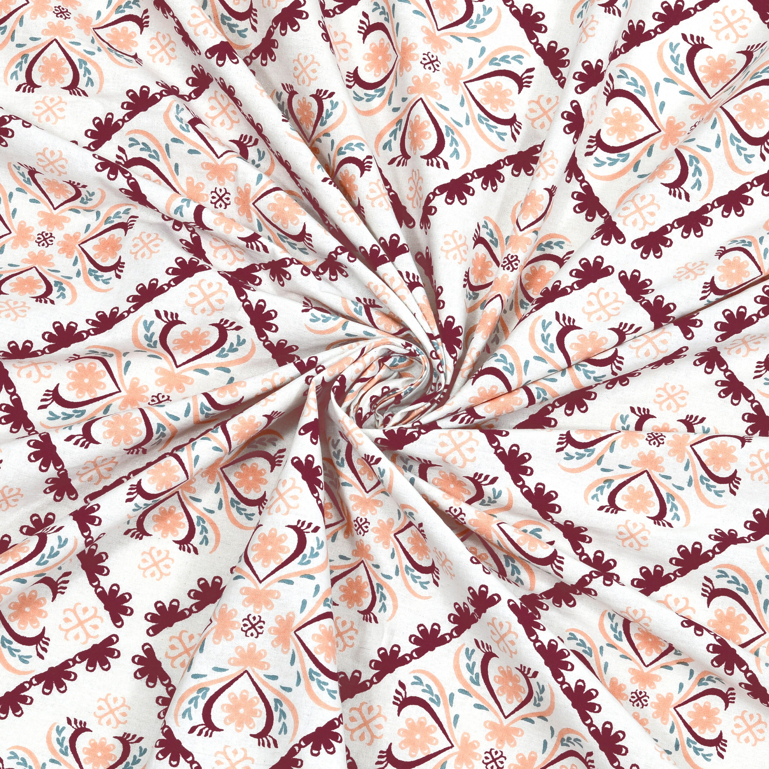 Sanganeri printed king bedsheet wholesale Jaipur India sample
