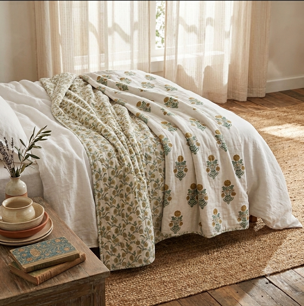 Single bed cotton dohar set of 2 wholesale India Highmour